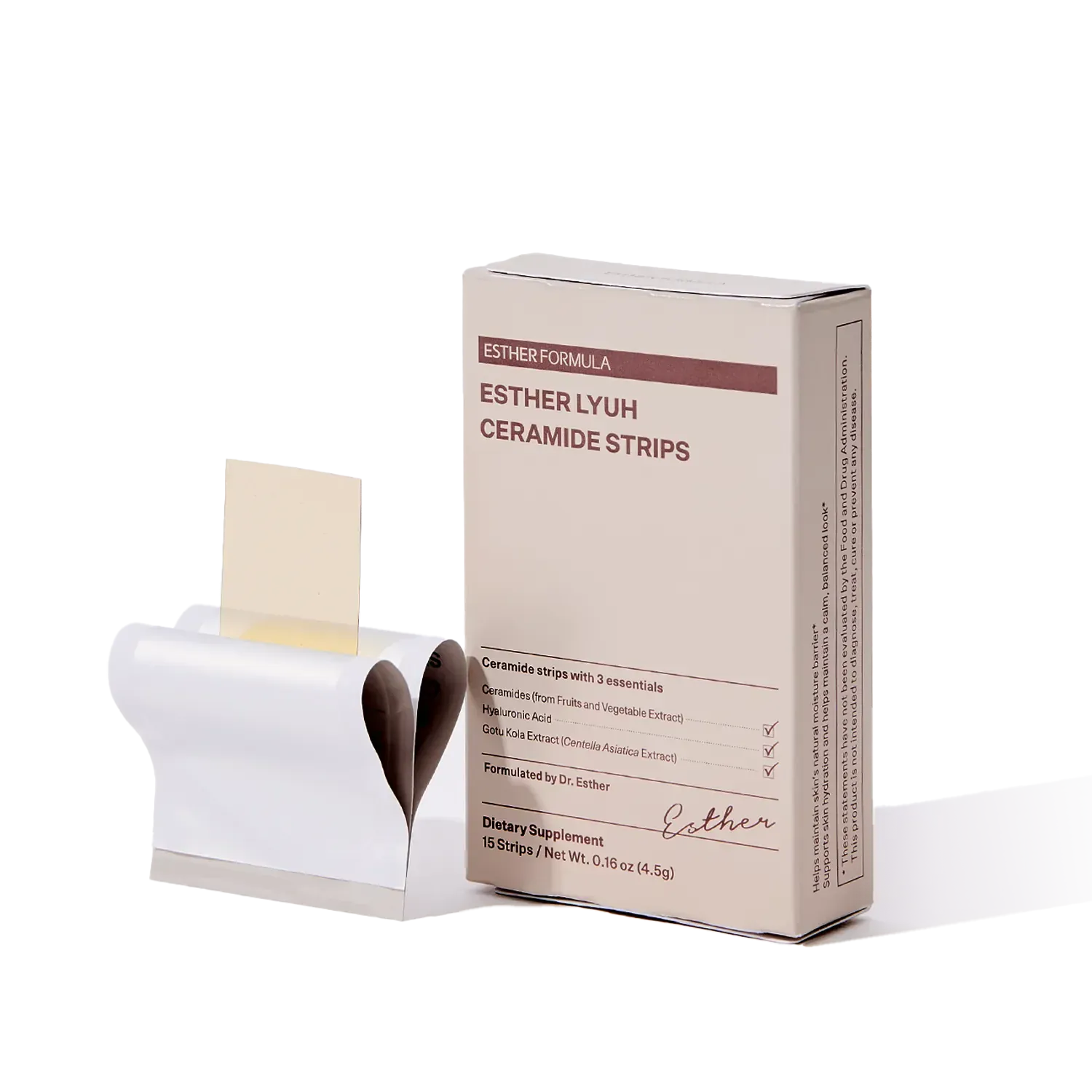 esther formula glutathione strips Esther Lyuh Ceramide Strips