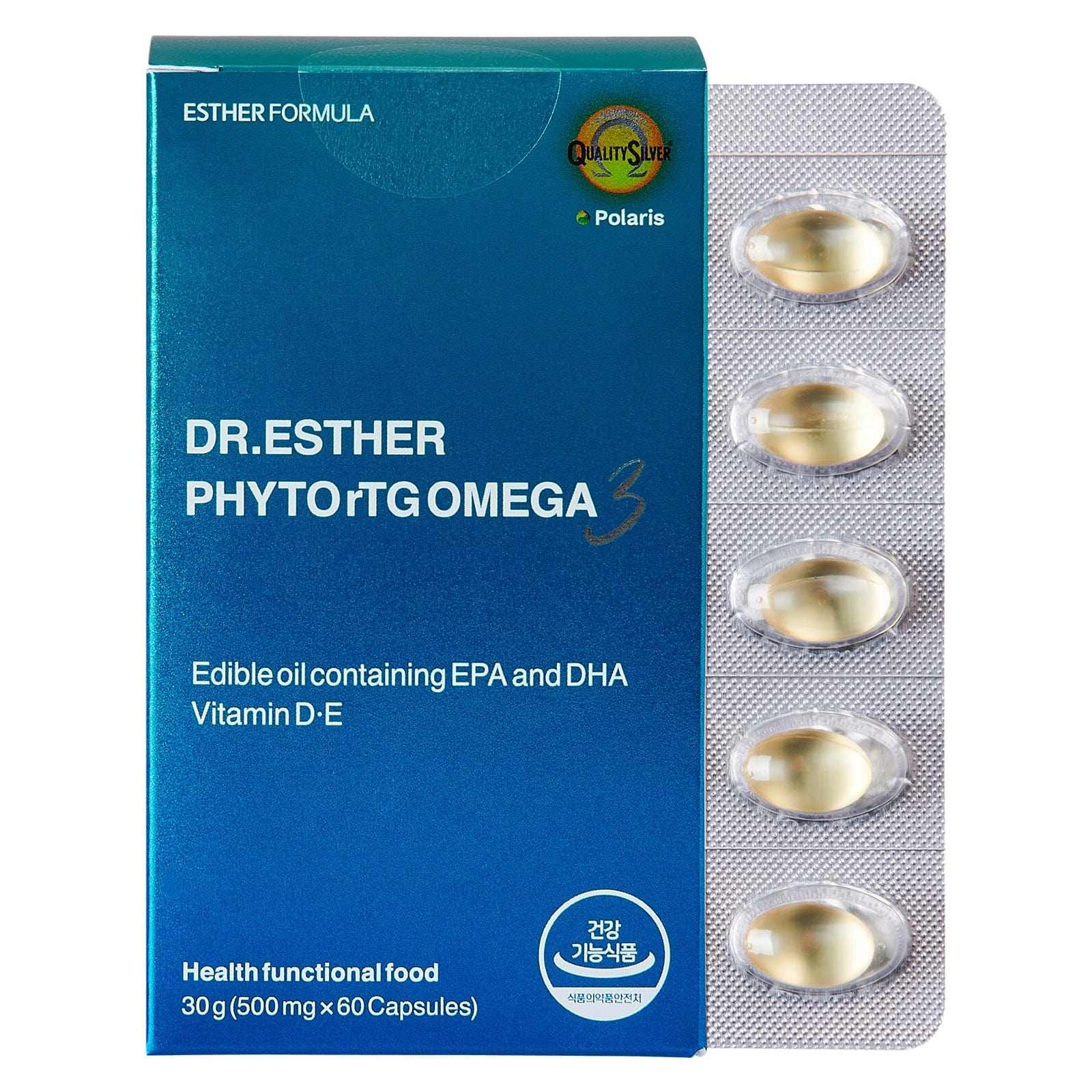 Vegetable rTG Omega3 ESTHER FORMULA Effect 1. Reduces blood neutral f