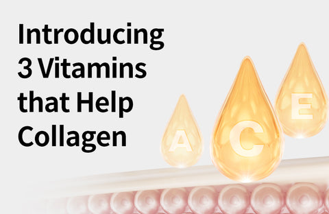 [Collagen Synergy Ingredients]  Introducing 3 Vitamins That Help Collagen
