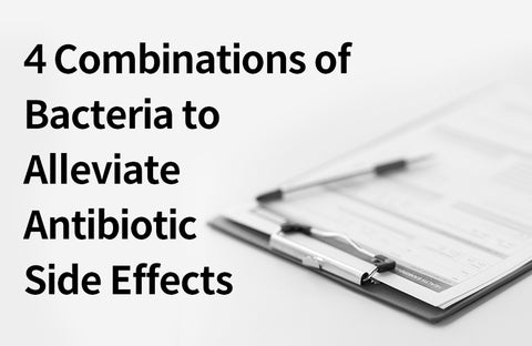 [Effects of Probiotics] Combination of 4 Types of Bacteria to Alleviate Antibiotic Side Effects