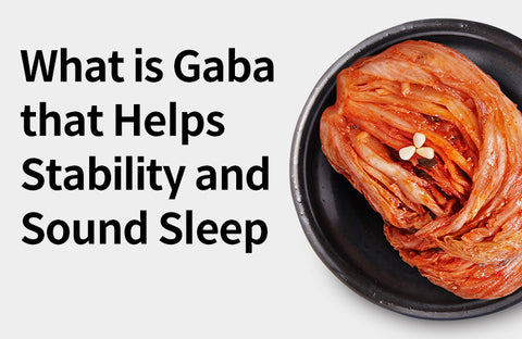 [Effects of GABA] 3 Benefits of GABA  for Stability and Sound Sleep