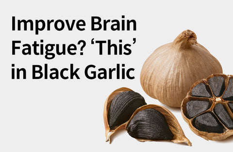[Fermented Black Garlic SAC] Improves Brain Fatigue, 3 Benefits of Fermented Black Garlic SAC