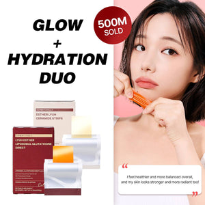 Glow Defense Duo (45 Strips) | Liposomal Glutathione + Ceramide