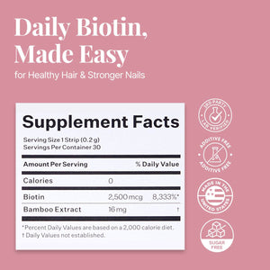 [Standard Pack] Biotin – 30 Strips