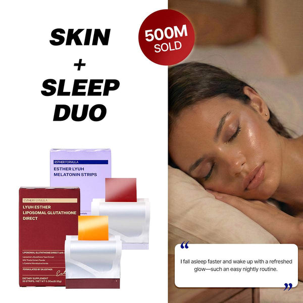 Night Reset Duo (60 Strips) | Liposomal Glutathione + Melatonin