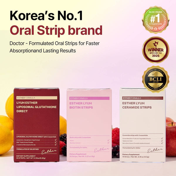 Beauty Complete Set (75 Strips) | Liposomal Glutathione + Biotin + Ceramide