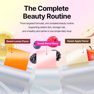 Beauty Complete Set (75 Strips) | Liposomal Glutathione + Biotin + Ceramide