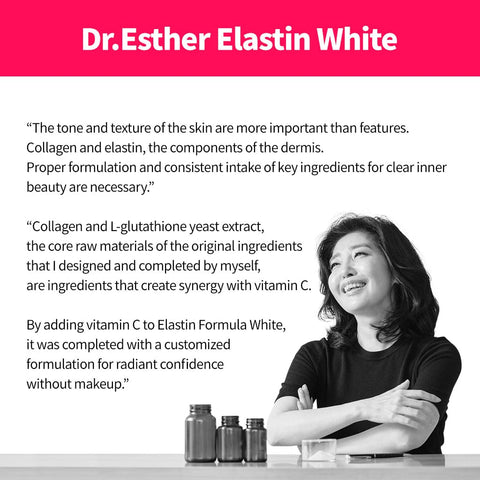 ESTHER FORMULA Elastin Elastin White & Clear Skin Supplement