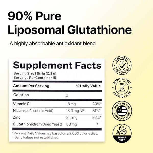 ESTHER FORMULA Glutathione [Compact Pack] Glutathione Strips – 15 Strips