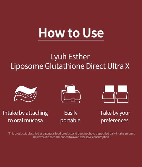 ESTHER FORMULA Glutathione Liposome Glutathione Direct Ultra X