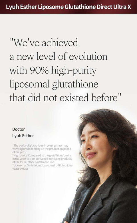 ESTHER FORMULA Glutathione Liposome Glutathione Direct Ultra X