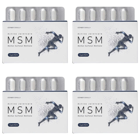 ESTHER FORMULA MSM [2+2] MSM Joint Care (4Box) MSM Joint Care Supplement Antioxidant Supports athletic skincare aging