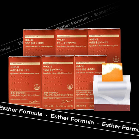 ESTHER FORMULA [Special Deal] 6 Year Old Red Ginseng Direct • 6-Month Supply